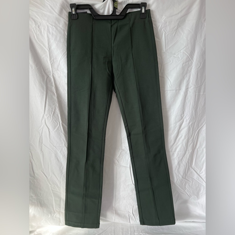 Banana Republic Dark Green Straight Leg Pants